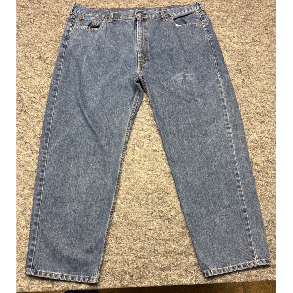 Levis 550 Relaxed Fit Jeans‎ Mens 46x30 Medium Wash Blue Denim 01550-4886